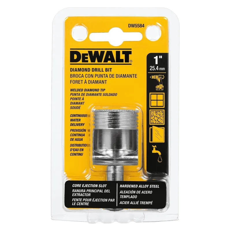 Diamond Tip Tile Drill Bit, 1 In.