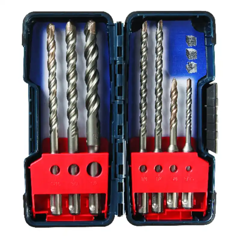 7-Pc. Bulldog Hammer Drill Bit Set