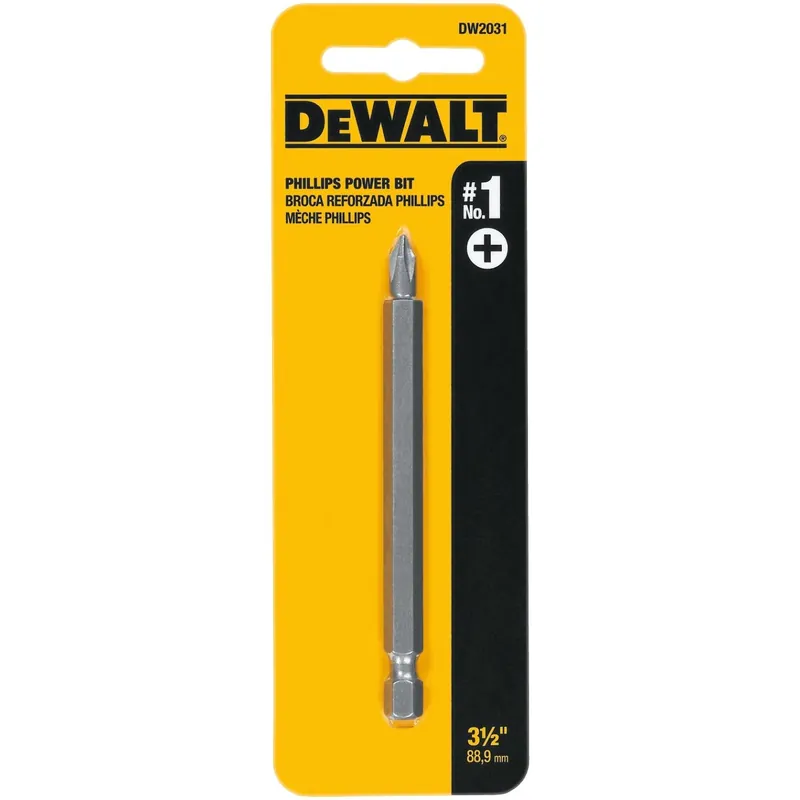 Phillips 1 3-1/2 In. Power Screwdriver Bit With 1/4 In. Hex Shank
