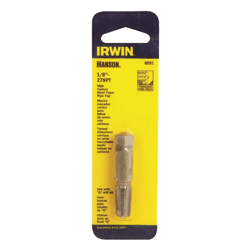 Hanson Pipe Taper Tap, 1/8 In. X 27