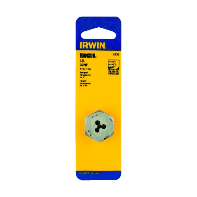 Hanson 10 X 32 Hexagon Machine Screw Die, National Fine