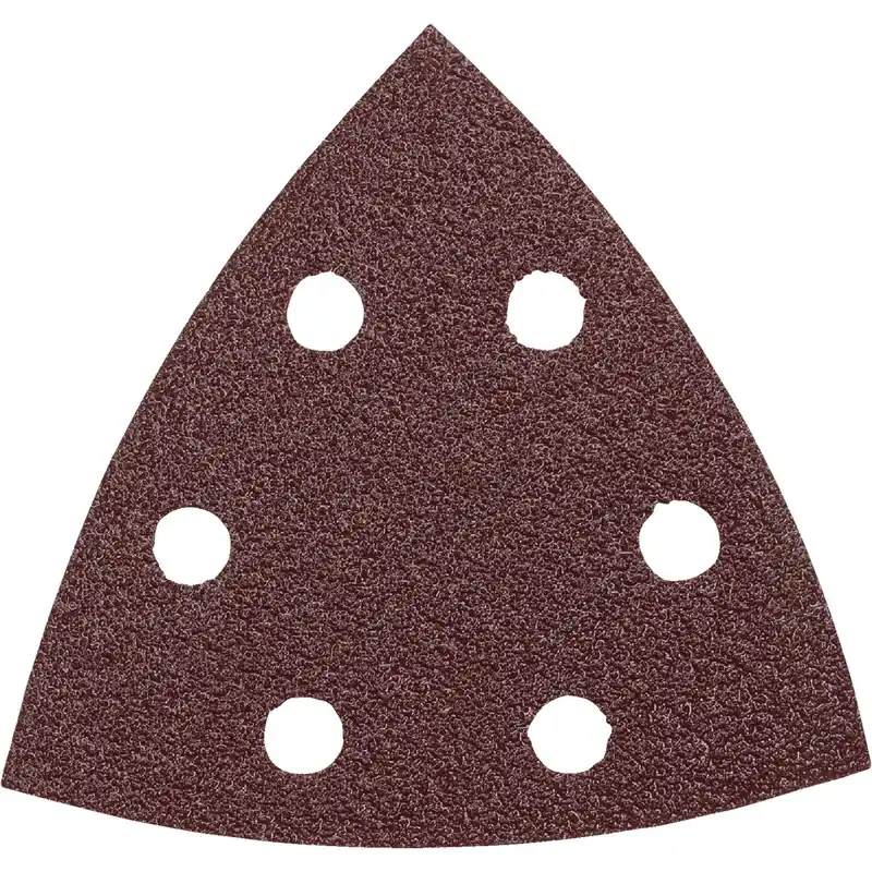 Bosch 3-3/4 In. L X 3.75 In. W 240 Grit Aluminum Oxide Detail Sanding Triangle 5 Pk
