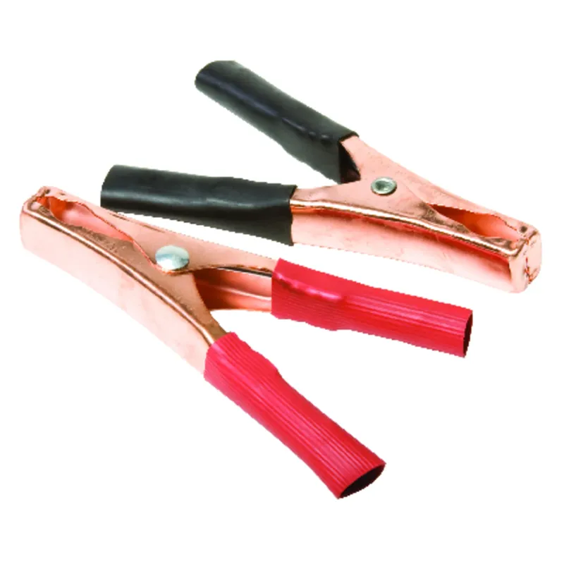8 Gauge Battery Charger Clamps 80 Amps Heavy Duty Copper Plated