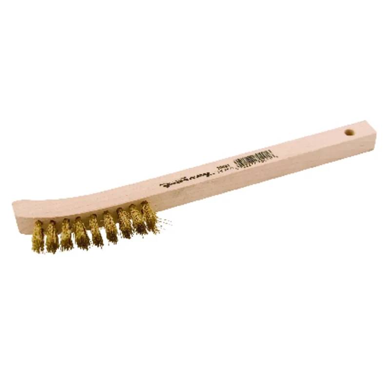 Wire Scratch Brush, Brass, 8-5/8-In.