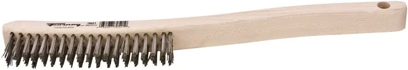 Wire Scratch Brush, Stainless Steel, 13.75-In.