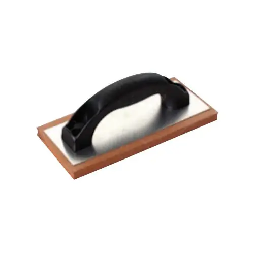 38 Rubber Float, 9 In L X 4 In W X 5/8 In Thick, Plastic Handle