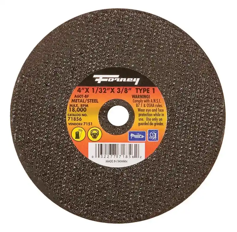 Cutting Wheel, Type 1, 4 X 1/32-In.