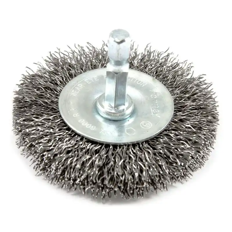 Crimped Wire Wheel, 2.5 X .25 X .012-In.