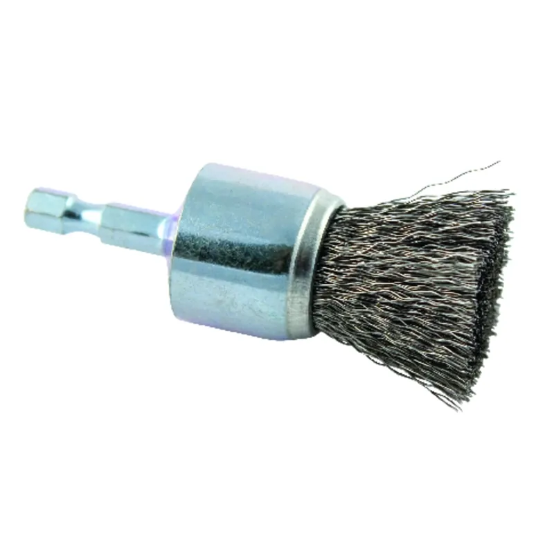 Crimped Wire End Brush 1 X .25 X .008-In.