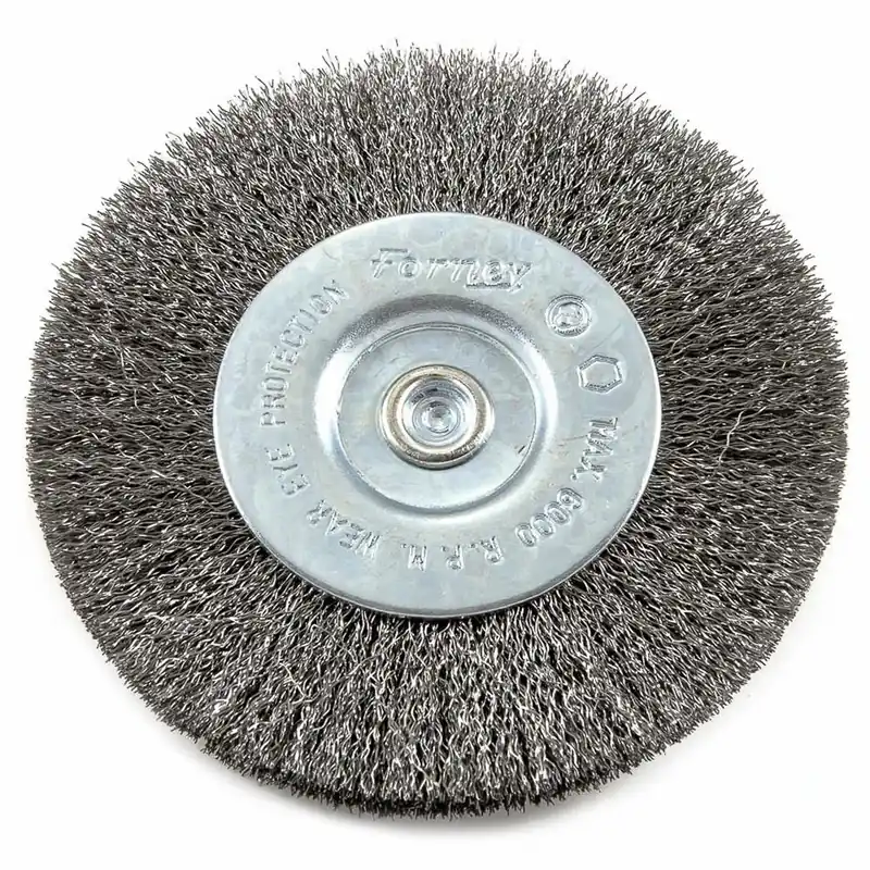 Crimped Wire Wheel, 4-In.