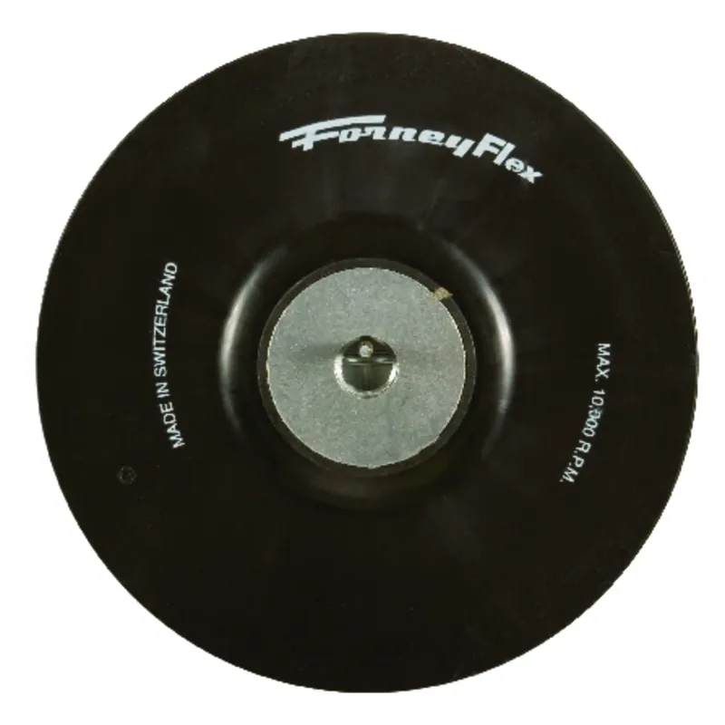 7 In. Rubber Backing Pad With 5/8 In. Arbor, 10000 Rpm, 1 Piece
