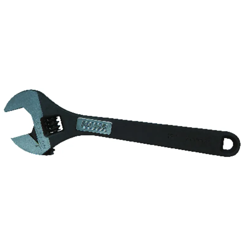12 In. Adjustable Wrench With 1.63 In. Max Opening, Metric And Sae