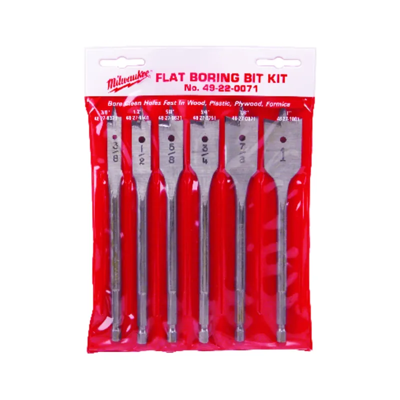 6-Pc. Spade Drill Bit Kit, 6 In.