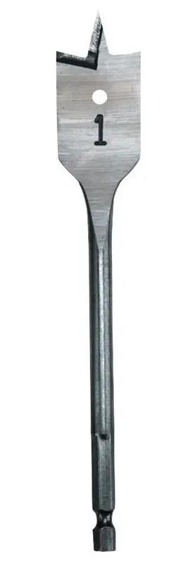 Wood Spade Drill Bit, 1 X 6 In.