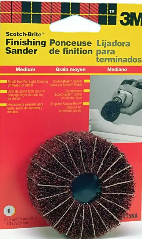 3M Scotch-Brite 2.5 In. 31 Aluminum Oxide Hook And Loop Sanding Disc 120 Grit Medium 1 PK