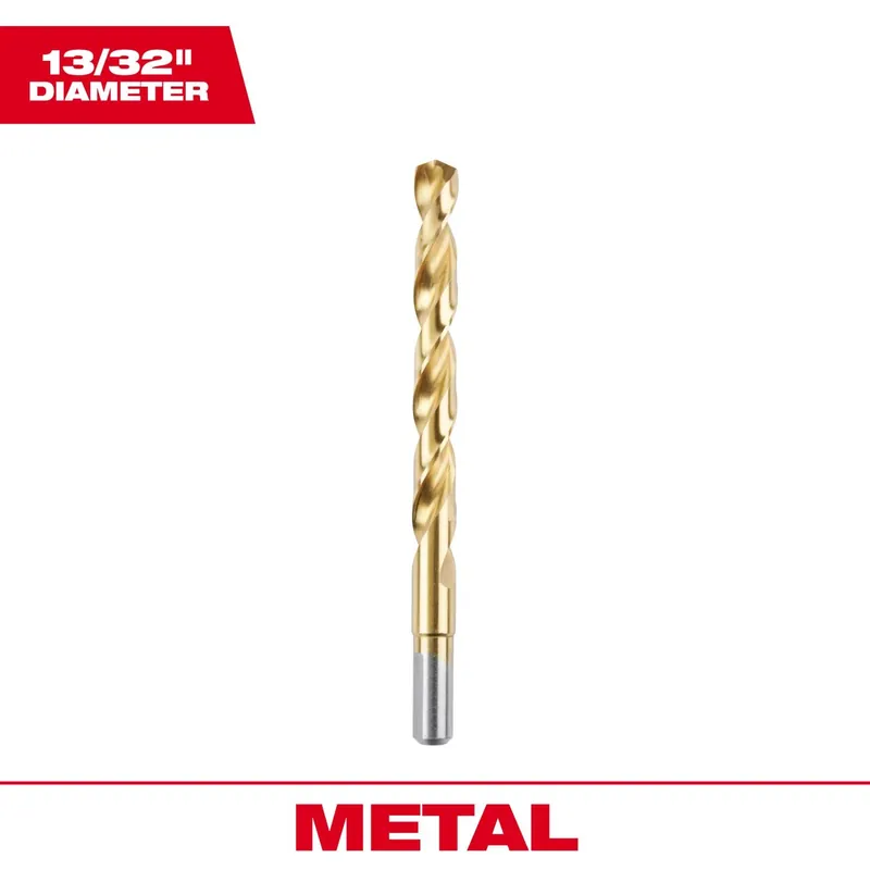Thunderbolt Titanium Drill Bit, 13/32 In.