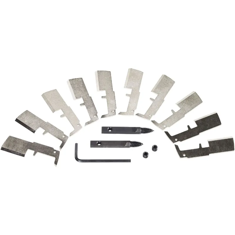 1-1/2 In. Hardened Steel Replacement Blade Kit With Storage Case