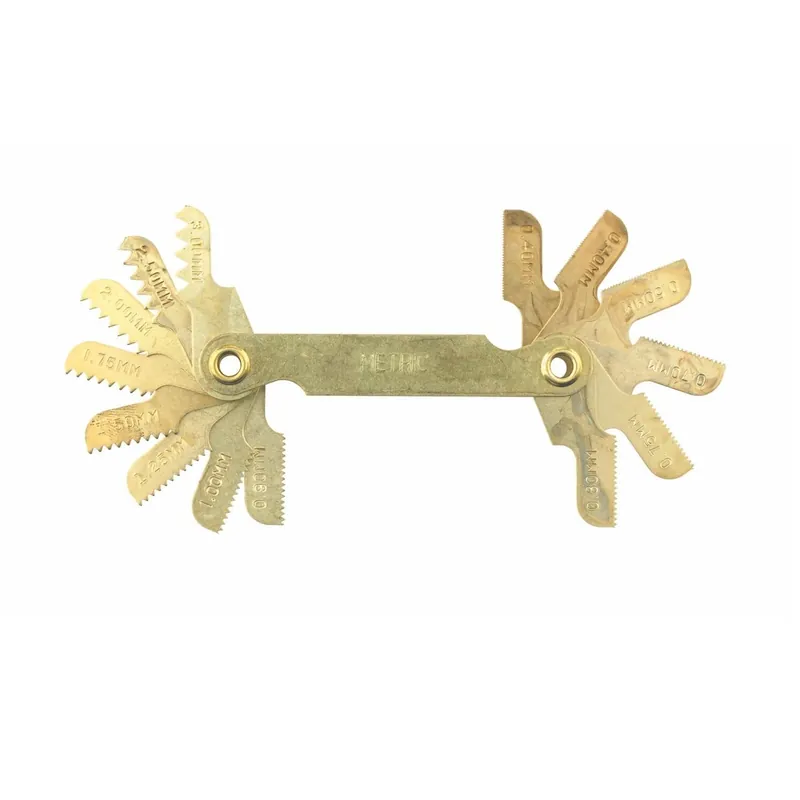 Pitch Gauge, Metric Tread, 16-Leaf