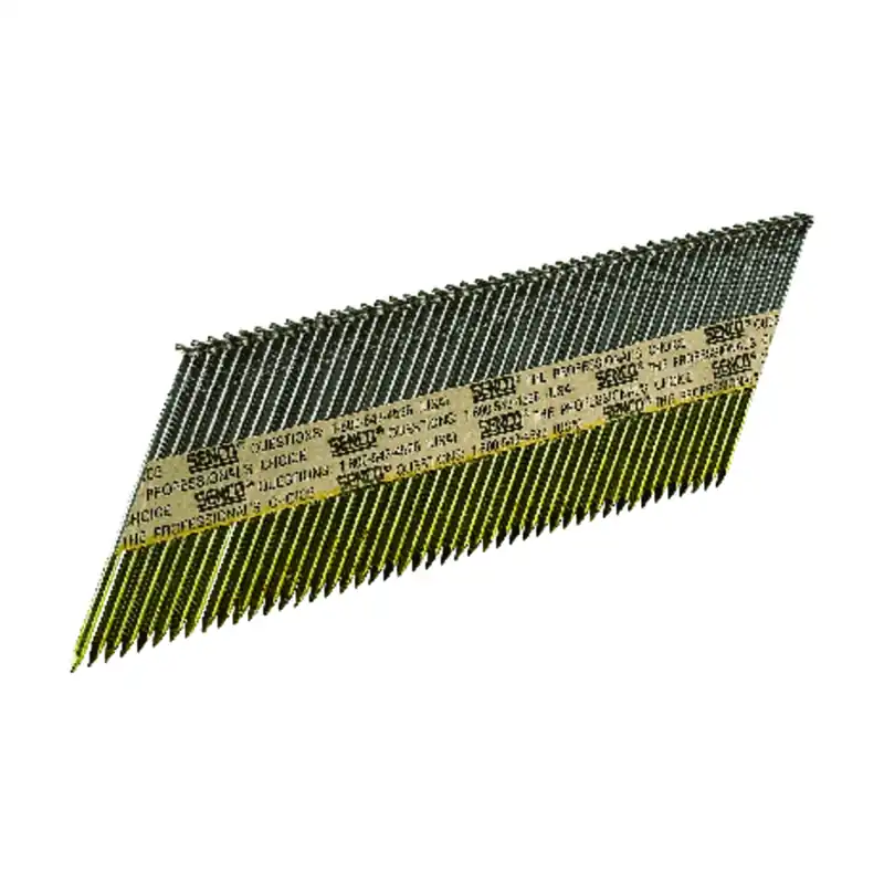 Senco 3-1/4 In. L Angled Strip Bright Framing Nails 34 Deg 2500 Pk