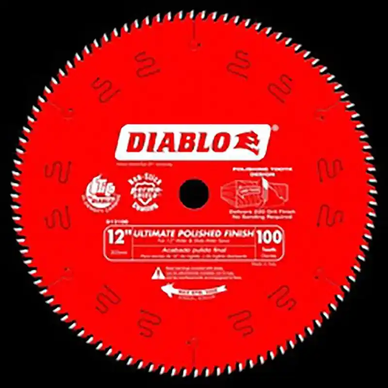 Diablo 12 In. D X 1 In. TiCo Hi-Density Carbide Circular Saw Blade 100 Teeth 1 Pk