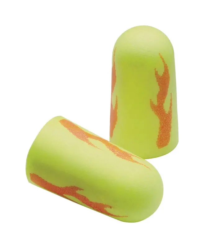 E-a-rsoft 33 Db Polyurethane Foam Express Earplugs Yellow Neon 200 Pair