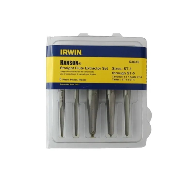 Straight Flute Screw Extractor, 5-Pc.
