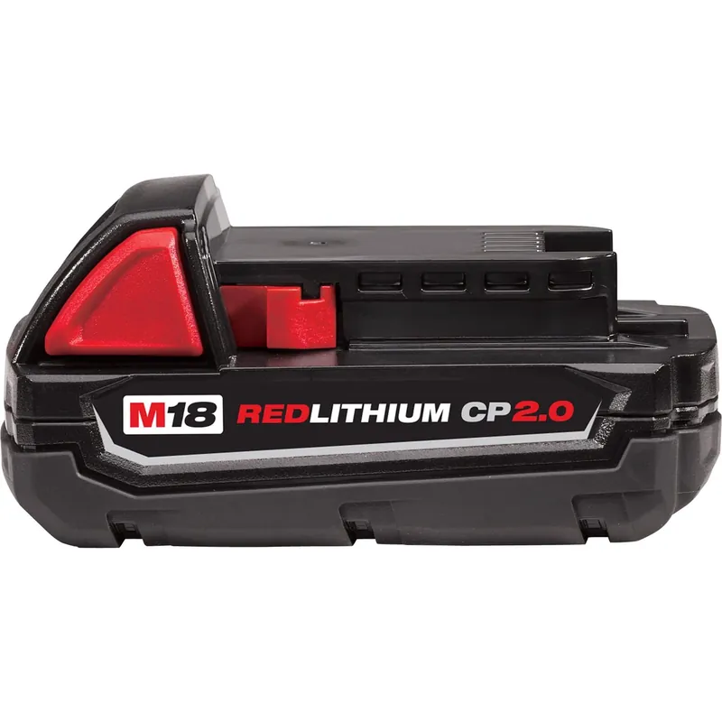 Milwaukee M18 RedLithium CP 2 Ah Lithium-Ion Compact Battery 1 Pc