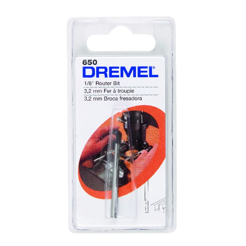 Dremel 1/8 In. X 1-1/2 In. L High Speed Steel High Speed Router Bit 1 Pk
