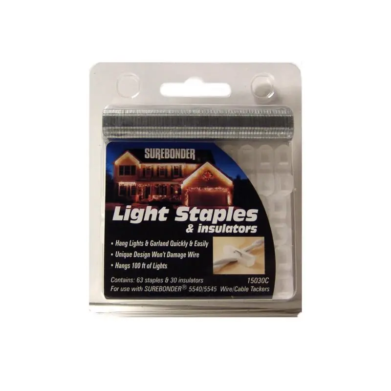 Surebonder 1/2 In. W X 1/2 In. L Wide Crown Cable Staples 60 Pk