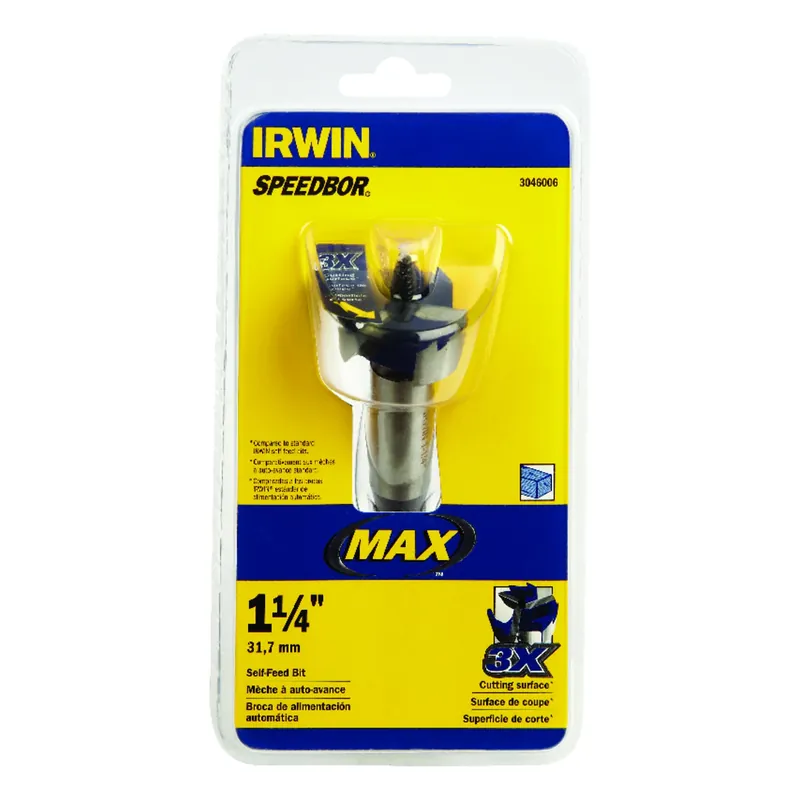 Speedbor Max Self-Feed Wood Drill Bit, 1-1/4 In.