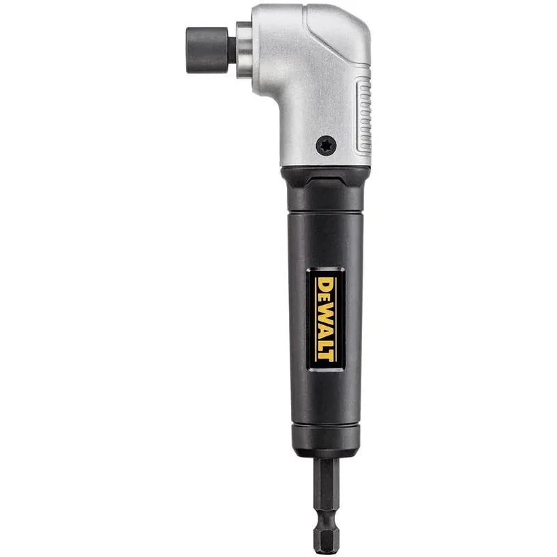 DeWalt Elite Series 1/4" Hex‑Shank Right Angle Drill Adapter – Heavy‑Duty Metal Build