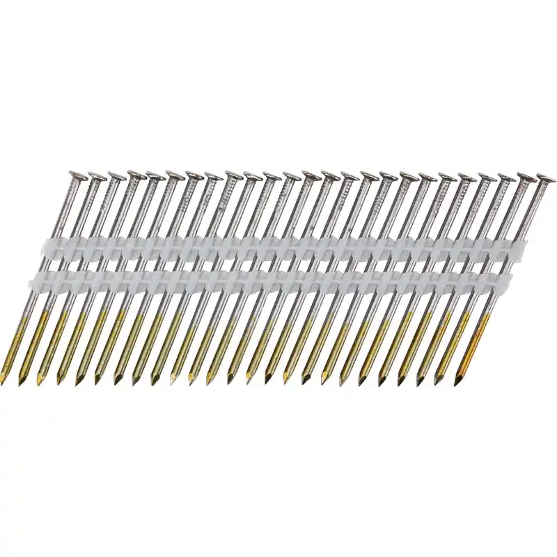 Grip-Rite 3 In. L X 11 Ga. Angled Strip Bright Framing Nails 21 Deg 2000 Pk