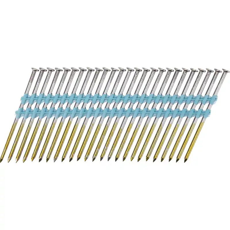 Grip-Rite 3-1/4 In. L X 10-1/4 Ga. Angled Strip Brite Framing Nails 21 Deg 1000 Pk