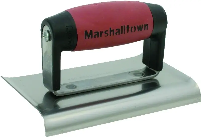 6 X 3-In. Edger, Curved Ends; 3/8-In. Radius, DuraSoft Handle