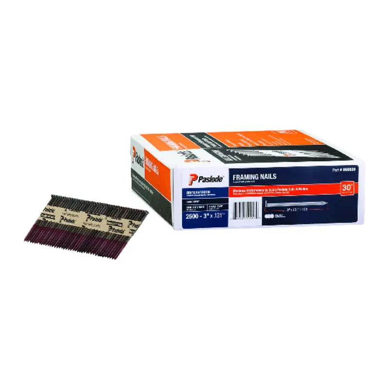 Paslode Roundrive 3 In. L Angled Strip Brite Framing Nails 30 Deg 2500 Pk