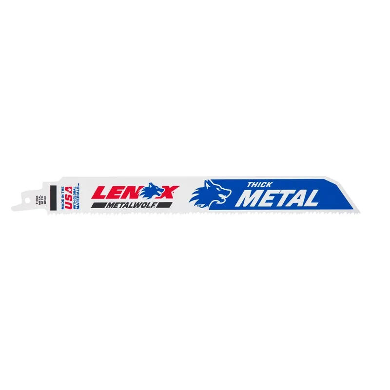 Lenox METALWOLF 9 In. Bi-Metal WAVE EDGE Reciprocating Saw Blade 10 TPI 2 Pk