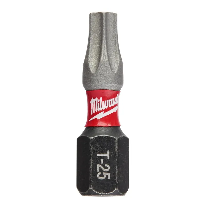 Milwaukee Shockwave Torx T25 X 1 In. L Impact Insert Bit Alloy Steel 2 Pc
