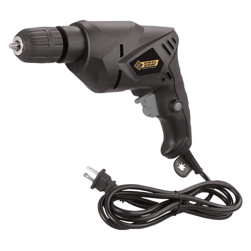 4.2 Amps 3/8 In. Keyed Corded Drill With Variable Speed