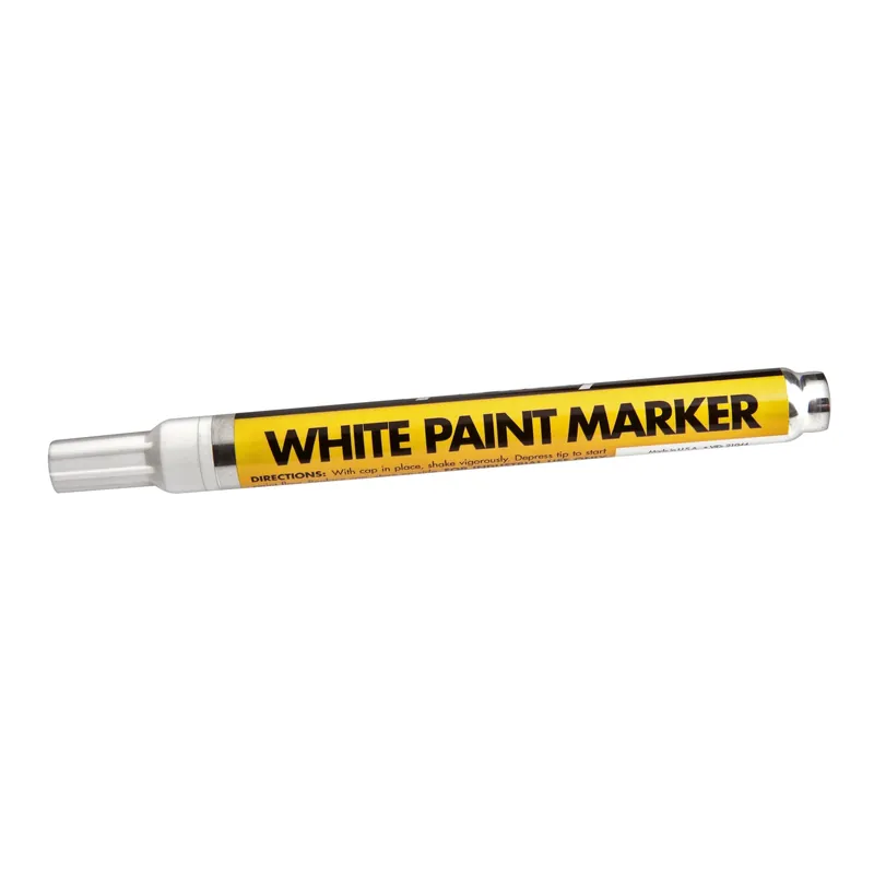 Forney White Valve Tip Paint Marker 1 Pk