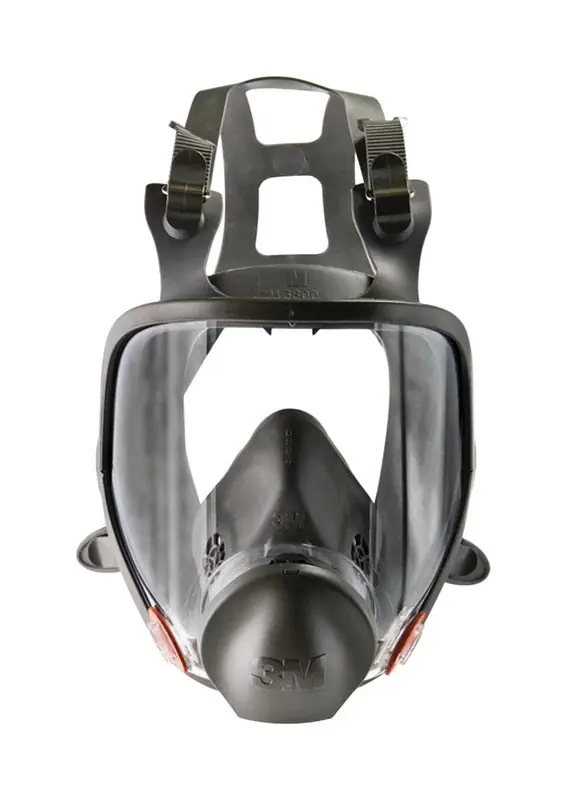 3M Construction Full Face Respirator Gray M 1 Pc