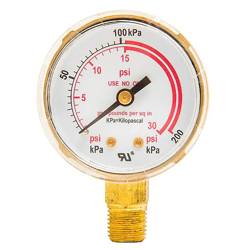 Low Pressure Gauge 2-inch 1/4-inch Npt 0-30 Psi Model 87730
