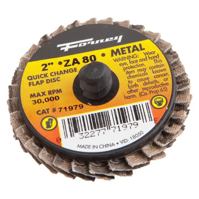 2 In. Aluminum Oxide Thread Arbor Flap Disc 80 Grit - Model 71979
