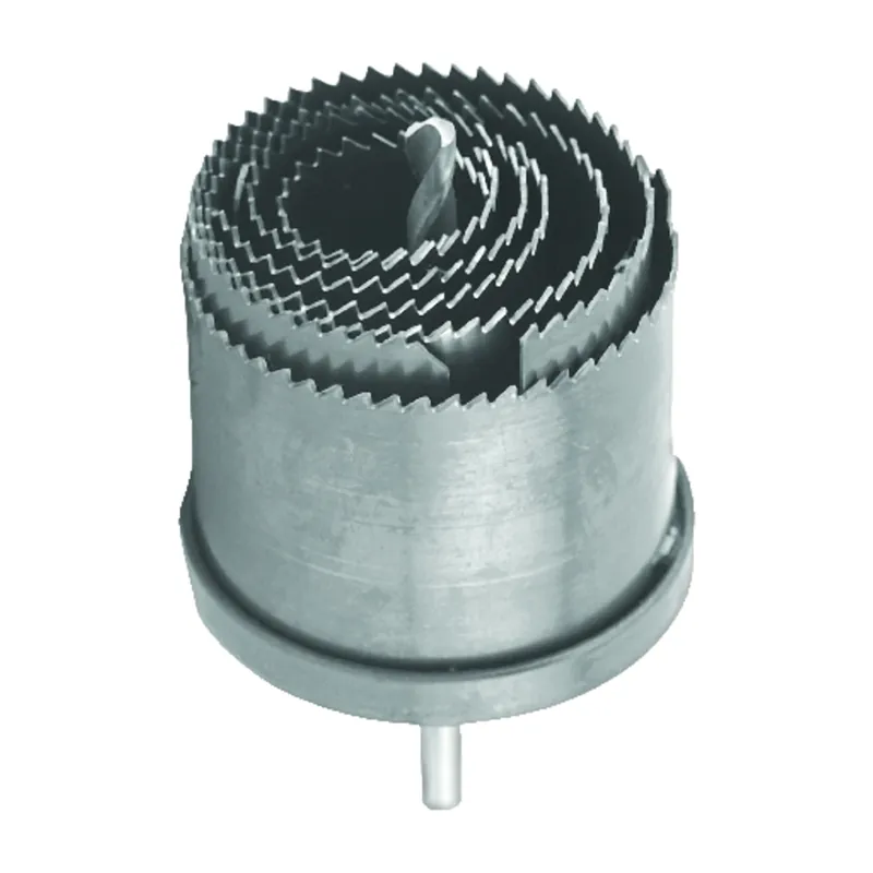 GreatNeck Assorted In. Steel 1 In. L X 1/4 In. D 7-in-1 Hole Saw Arbor Included