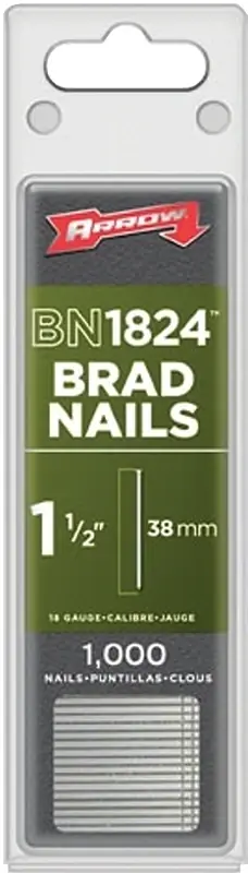 Arrow 1-1/2 In. L X 18 Ga. Straight Strip Galvanized Brad Nails 1,000 Pk