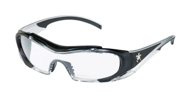 Safety Works Hellion Anti-Fog Safety Glasses Clear Lens Black Frame 1 Pc