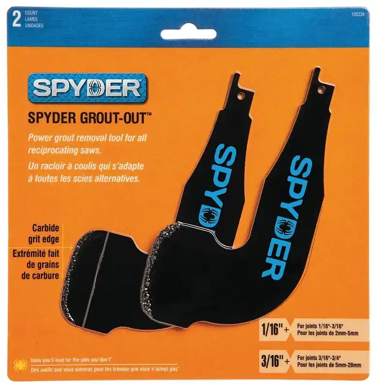 Spyder Carbon Steel Grout Out Kit 2 Pc
