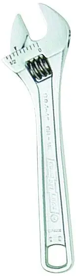 Channellock 4 In. Adjustable Wrench, Chrome Vanadium Steel, Model 804