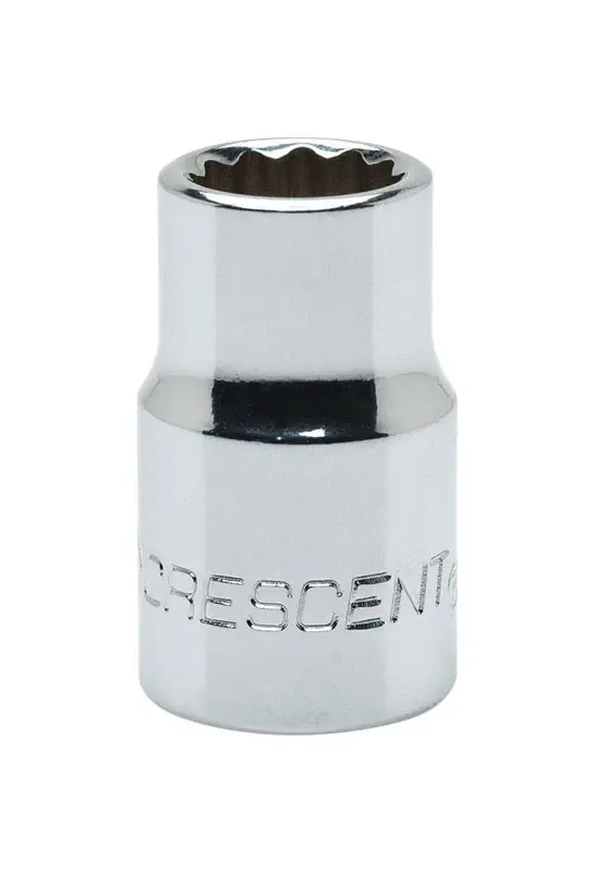 15 Mm X 3/8 In. Drive Metric 12 Point Standard Socket - Chrome Vanadium Steel