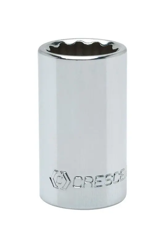 1-1/16 In. X 1/2 In. Drive Sae 12 Point Standard Socket - Chrome Vanadium Steel