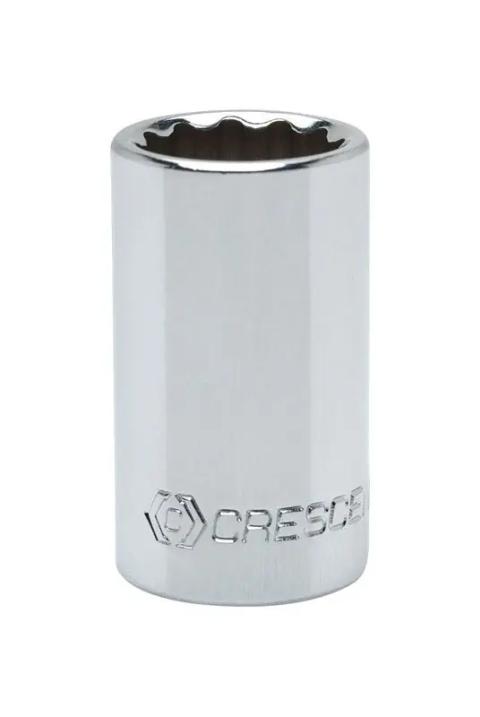 1 In. X 1/2 In. Drive Sae 12 Point Standard Socket - Chrome Vanadium Steel